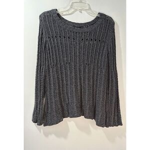 Theory Gray Crew Neck Sweater